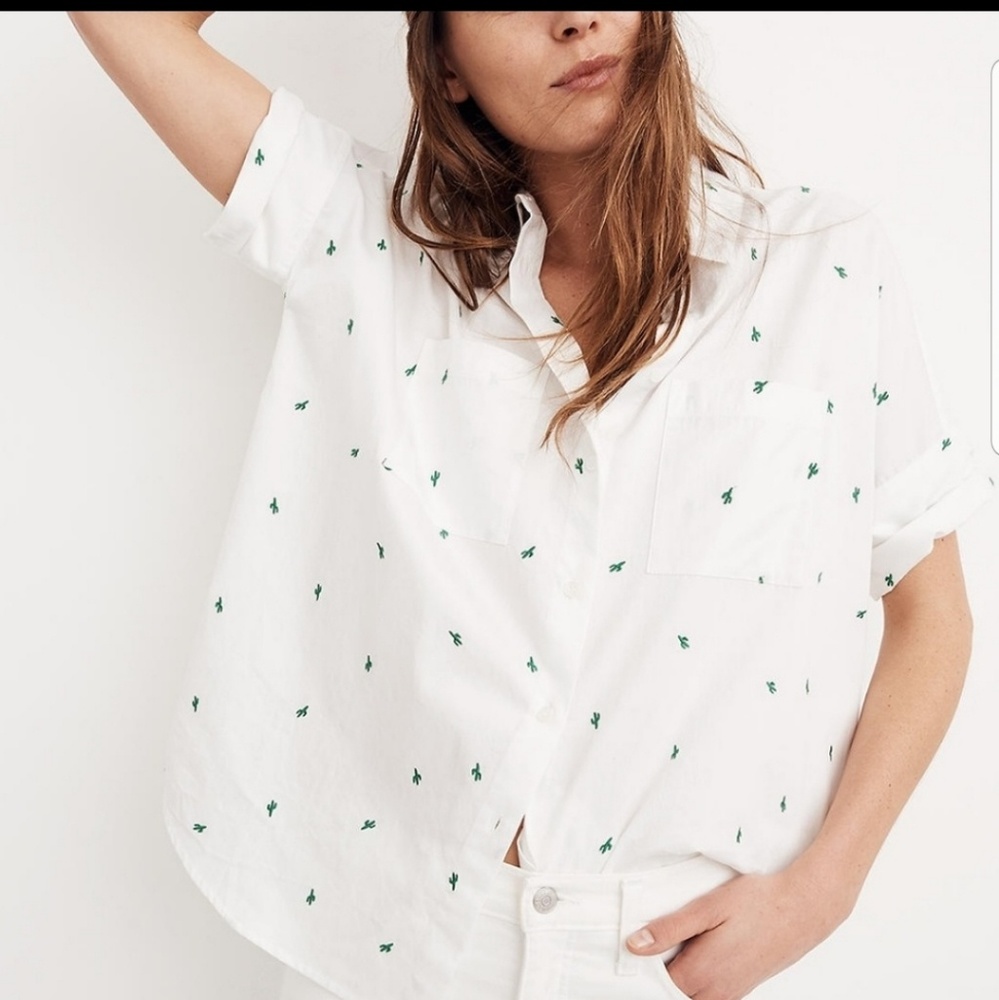 Madewell cactus shirt